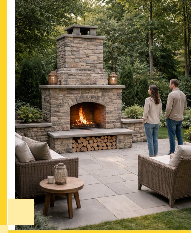 Уличные камины из кирпича в Пушкине от 162255 р. | ЭриданПшн