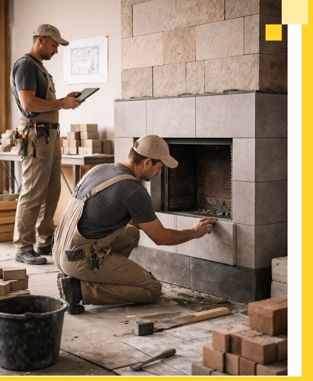 Индивидуальные проекты каминов и каминных систем в Пушкине