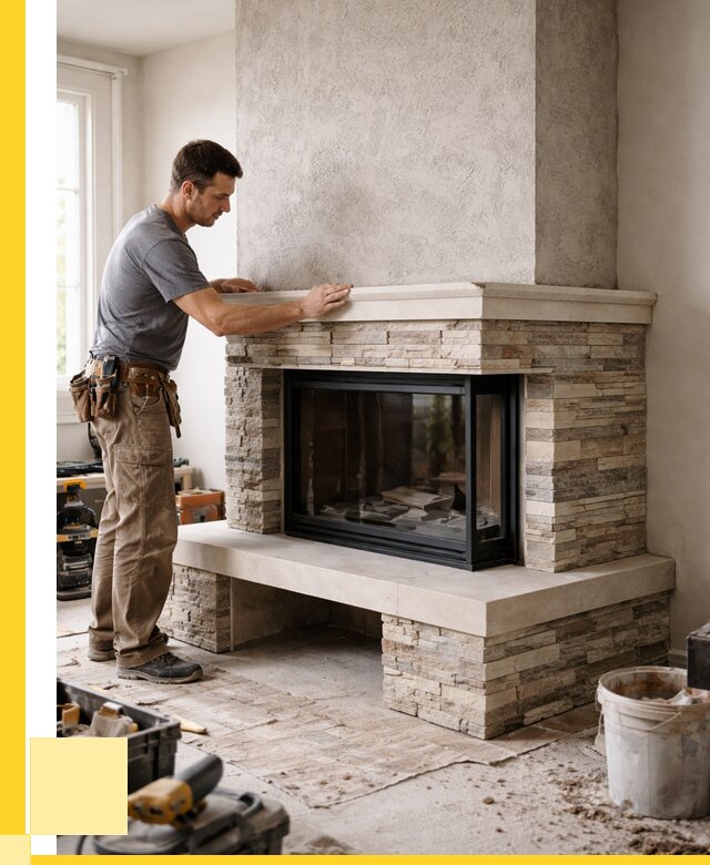 Изготовление каминов под ключ в Пушкине от 162255 р. | ЭриданПшн