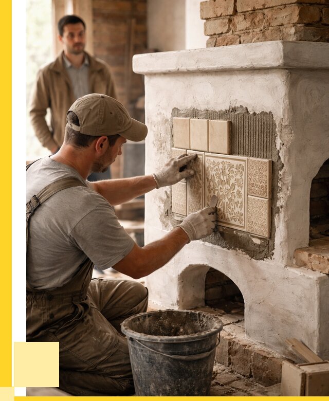 Отделка печей и банных печей в Пушкине от 37860 р. | ЭриданПшн