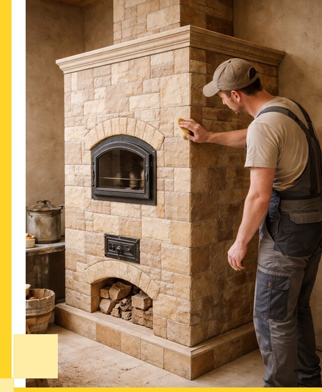 Облицовка печей в Пушкине от 4868 р. под ключ | ЭриданПшн