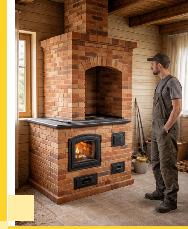 Кирпичные печи в Пушкине: купить от 162255 р. | ЭриданПшн