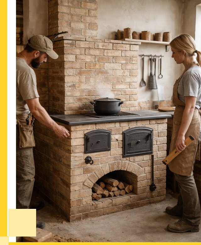 Варочно отопительные печи в Пушкине от 97353 р. | ЭриданПшн