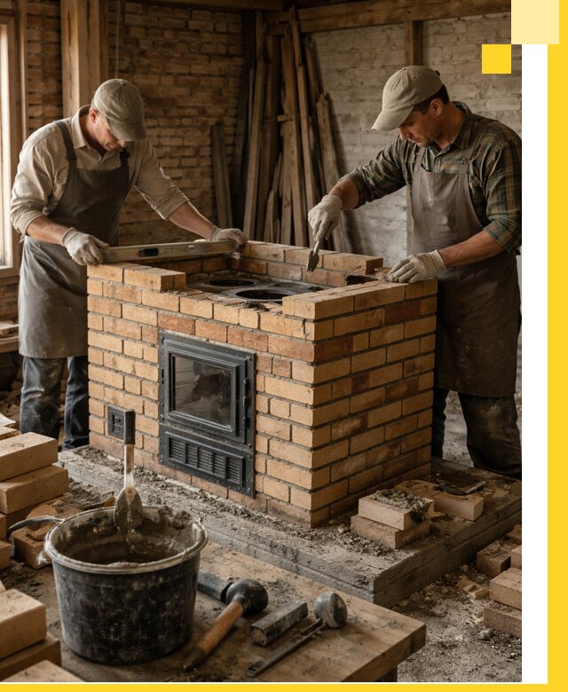 Изготовление и установка варочных печей под ключ в Пушкине