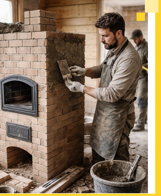 Изготовление и установка печей-шведок под ключ в Пушкине