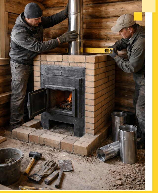 Проектирование, изготовление и установка банных печей в Пушкине