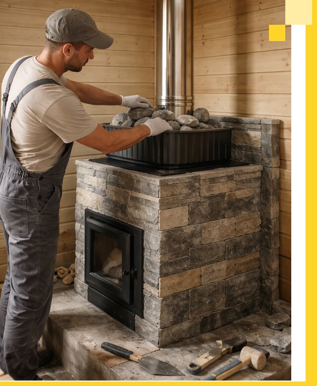 Печи для парной в Пушкине, производство, монтаж и обслуживание