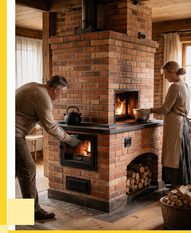 Печи для загородного дома под ключ в Пушкине от 86536 р. | ЭриданПшн