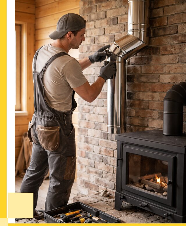Монтаж дымоходов для печей в Пушкине от 8113 р. | ЭриданПшн