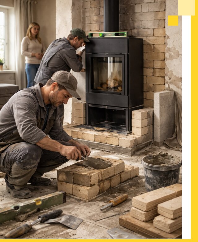 Печи и камины под ключ: проект, установка в Пушкине