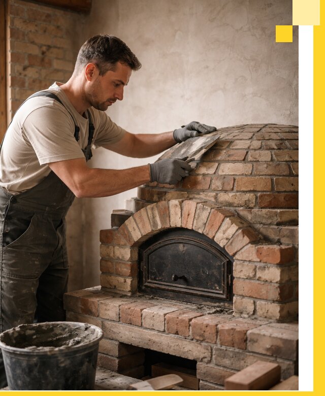 Изготовление и монтаж помпейских печей на заказ в Пушкине