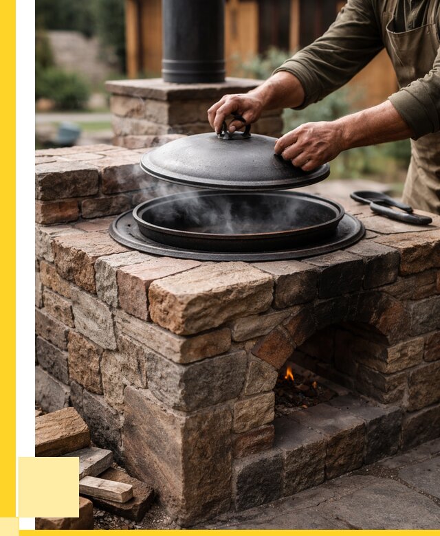 Печи для казана в Пушкине по цене от 19471 р. | ЭриданПшн