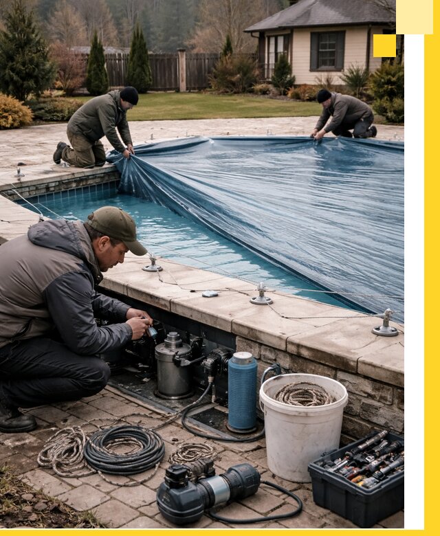 Консервация бассейнов в Пушкине: подготовка к длительному хранению