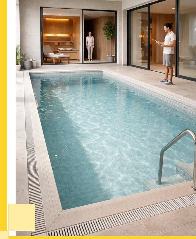 Отделка бассейна пленкой ПВХ в Пушкине от 3786 р. - ЭриданПшн