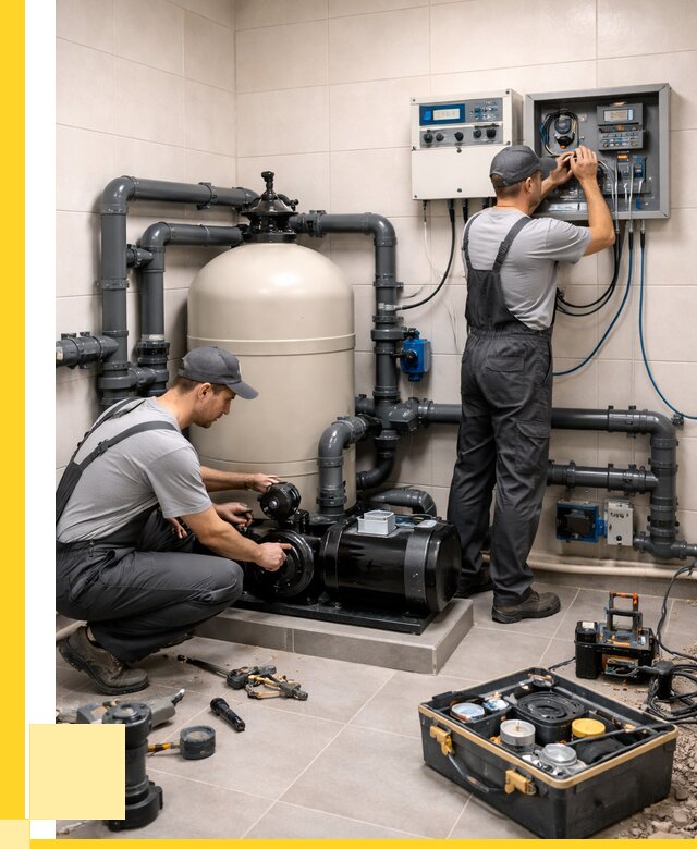 Монтаж оборудования для бассейнов в Пушкине от 43268 р. | ЭриданПшн