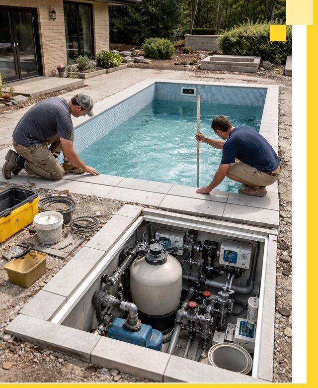 Строительство качественных домашних бассейнов под ключ в Пушкине