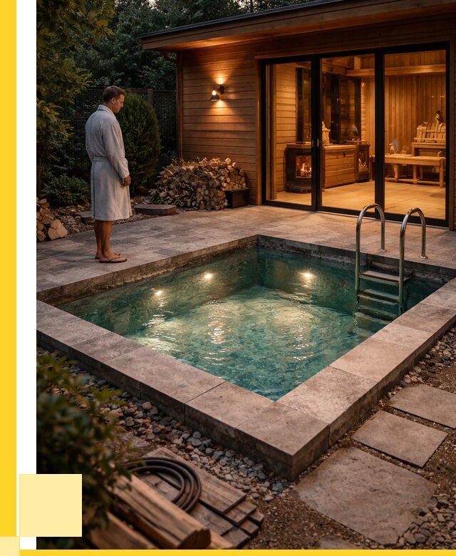 Бани с бассейном под ключ в Пушкине от 102762 р. | ЭриданПшн