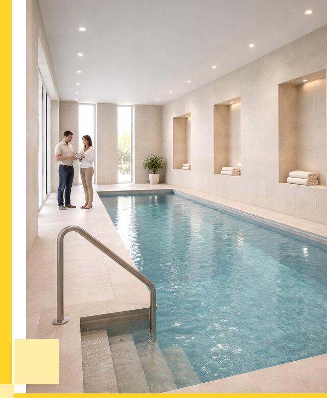 Бассейны в помещении под ключ в Пушкине от 1622550 р. | ЭриданПшн