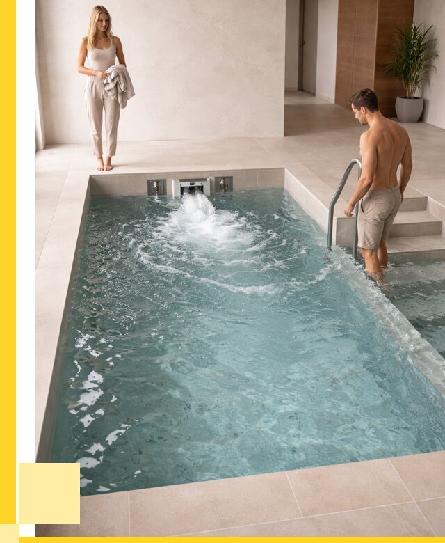 Бассейн с противотоком в Пушкине от 270425 р. | ЭриданПшн