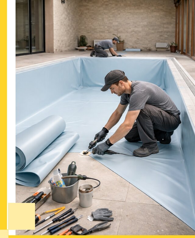 Пленка ПВХ для бассейнов в Пушкине от 2704 р. | ЭриданПшн