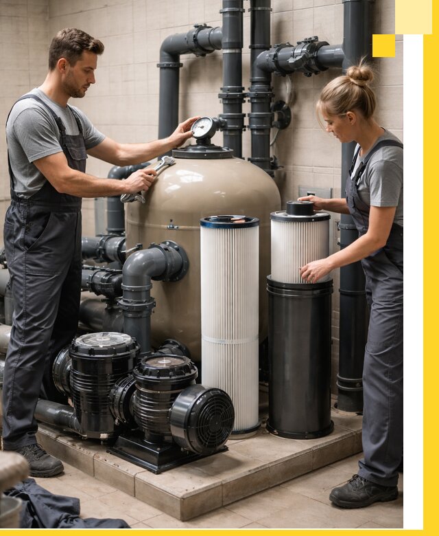 Фильтры и системы фильтрации для бассейнов в Пушкине