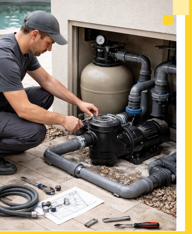 Поставка, монтаж и сервис насосов для бассейнов в Пушкине