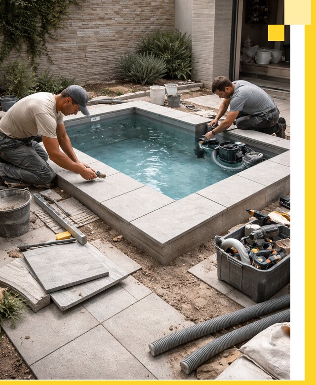 Мини бассейны под ключ в Пушкине, дизайн и установка