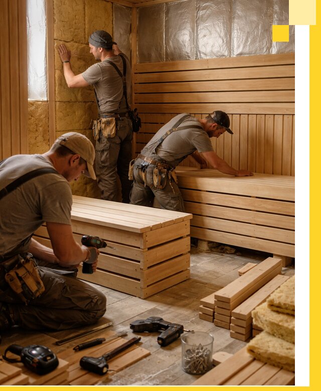 Профессиональное строительство саун под ключ в Пушкине