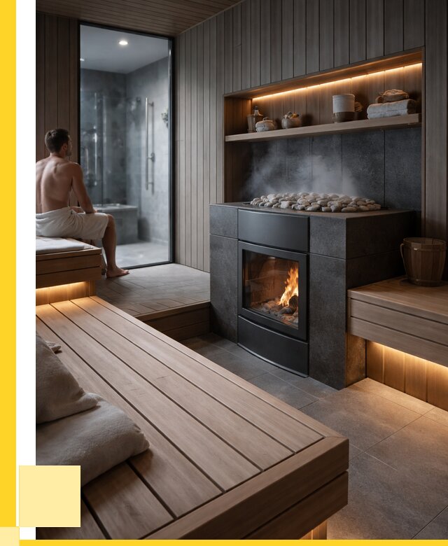 Проект сауны в частном доме в Пушкине от 37860 р. | ЭриданПшн