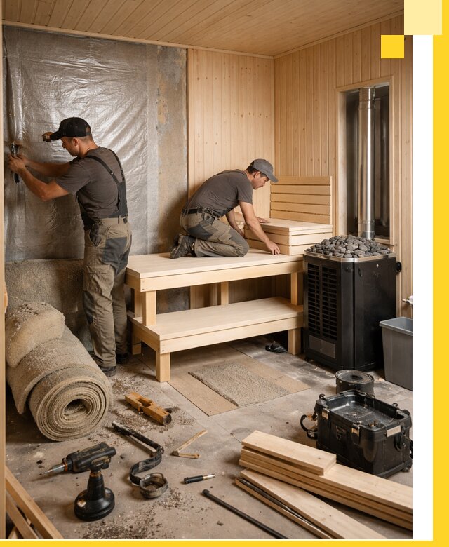 Проекты саун под ключ в Пушкине дизайн и строительство