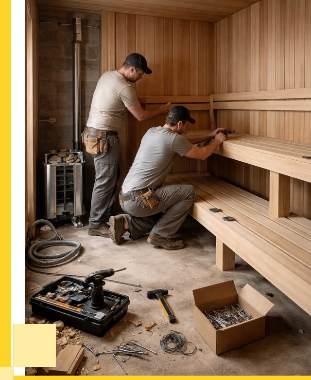 Монтаж саун под ключ в Пушкине от 129804 р. | ЭриданПшн