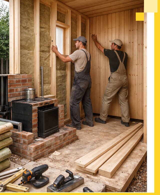 Строительство и установка дачных саун под ключ в Пушкине