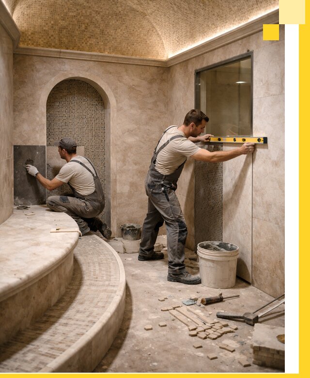 Проектирование и строительство саун с хамамом под ключ в Пушкине