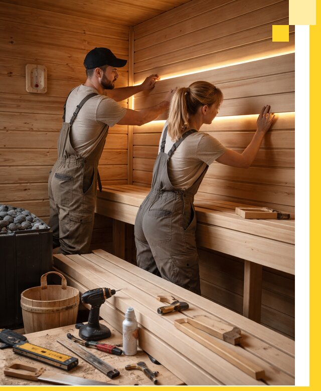 Дизайн саун и бань под ключ с индивидуальным проектом в Пушкине