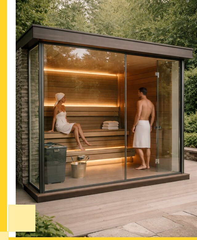 Сауна стеклянная и двери для сауны в Пушкине от 270425 р. | ЭриданПшн