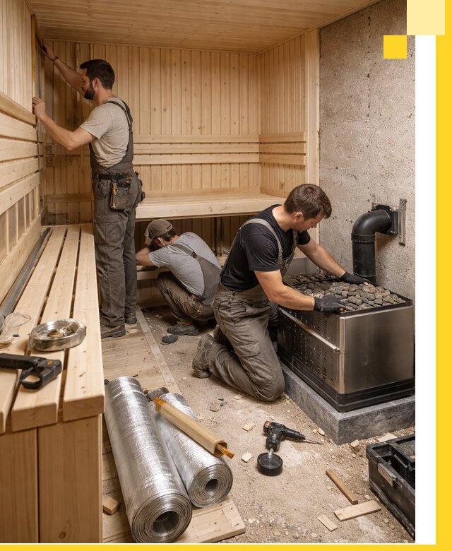 Индивидуальные сауны на заказ в Пушкине под ключ, проект и монтаж