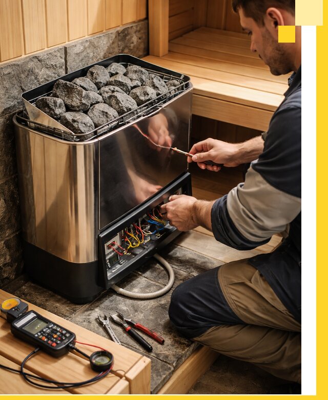 Продажа и установка электрокаменок для саун в Пушкине