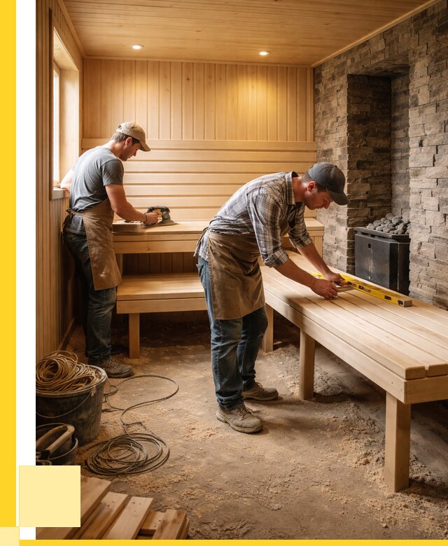 Отделка бани в Пушкине: внутренняя отделка от 3245 р. | ЭриданПшн