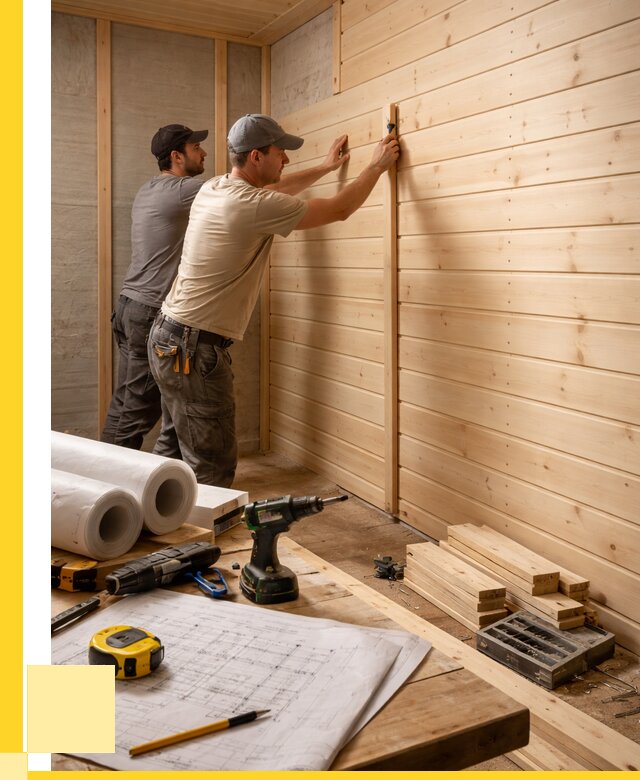 Обшивка бани вагонкой в Пушкине от 1298 р., ЭриданПшн