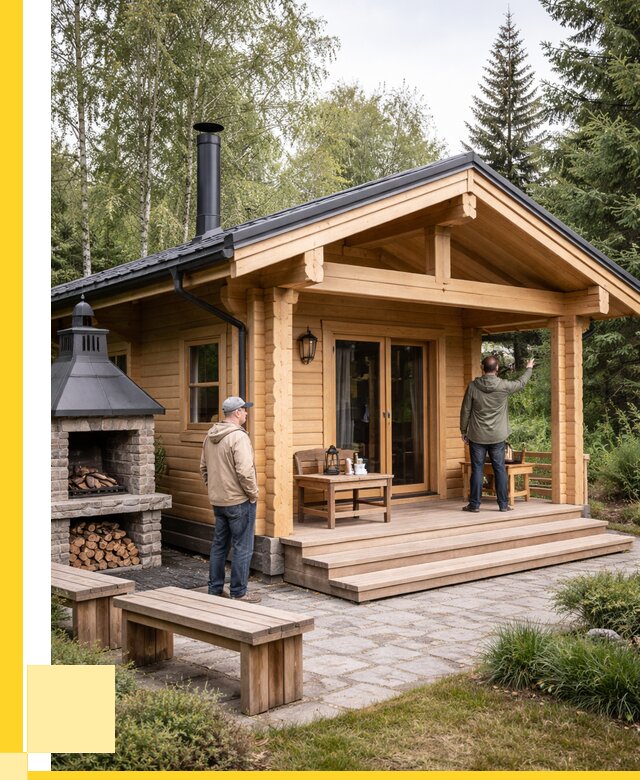 Деревянные бани под ключ в Пушкине от 486765 р. | ЭриданПшн