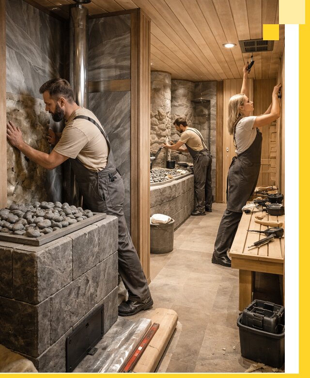 Строительство бань и SPA процедур в Пушкине под ключ и отделкой