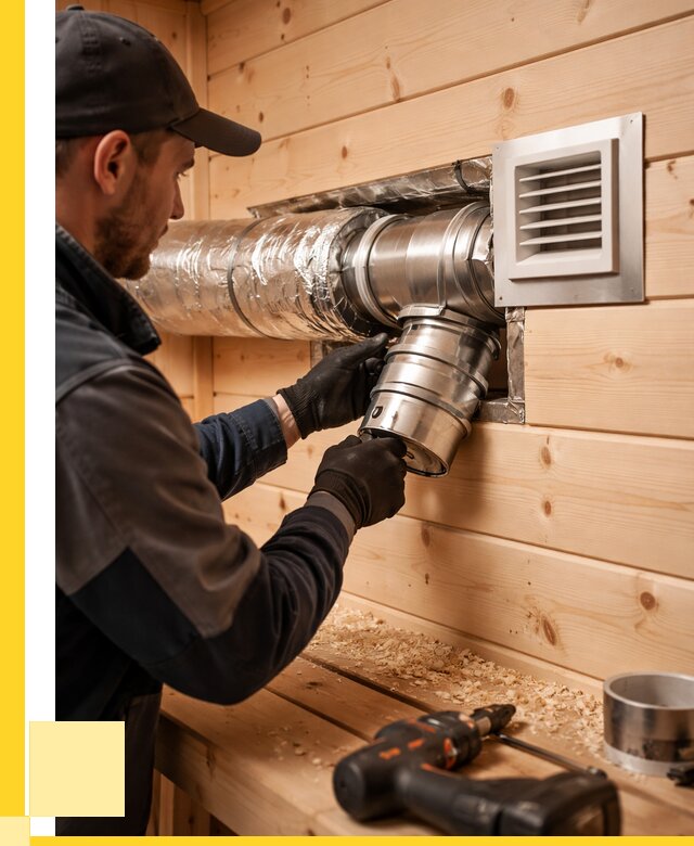 Монтаж вентиляции бани в Пушкине от 12980 р. | ЭриданПшн