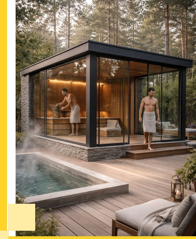 Стеклянные бани и двери в Пушкине от 486765 р. | ЭриданПшн