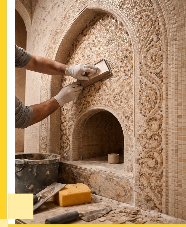 Мозаика для хамама в Пушкине под ключ от 5409 р. | ЭриданПшн