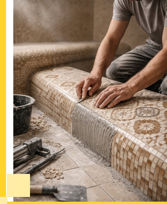 Плитка для хамама под ключ в Пушкине от 3786 р. | ЭриданПшн